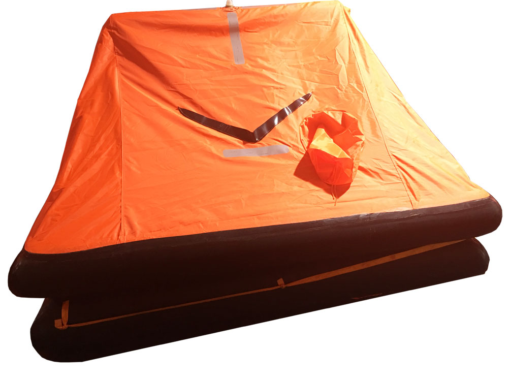 ISO 9650-2 Throw Overboard Inflatable Life Raft for Yacht