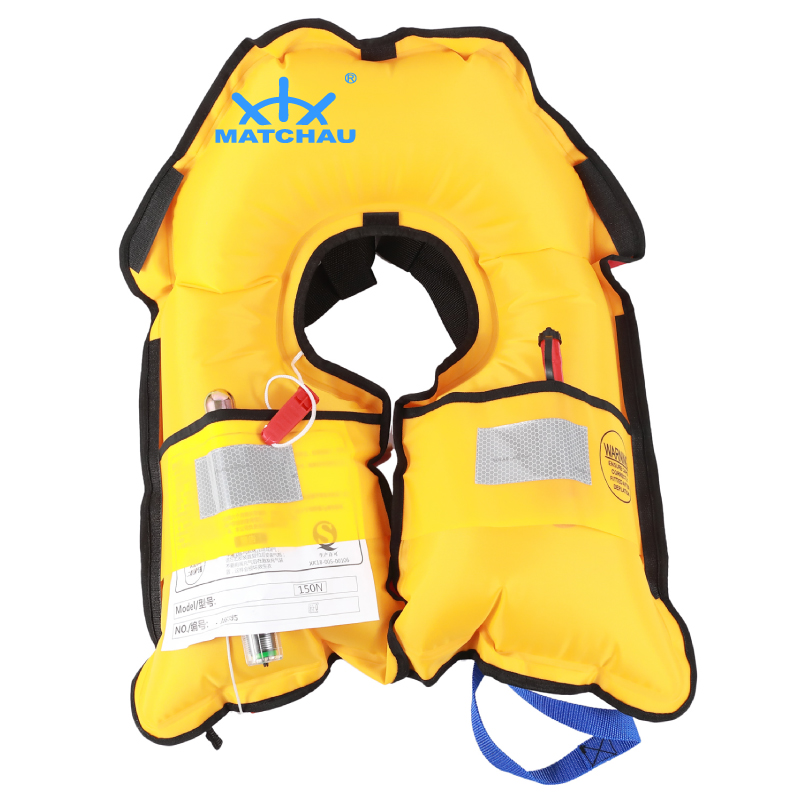 Auto Inflatable 150N Single Air Chamber Life Jacket
